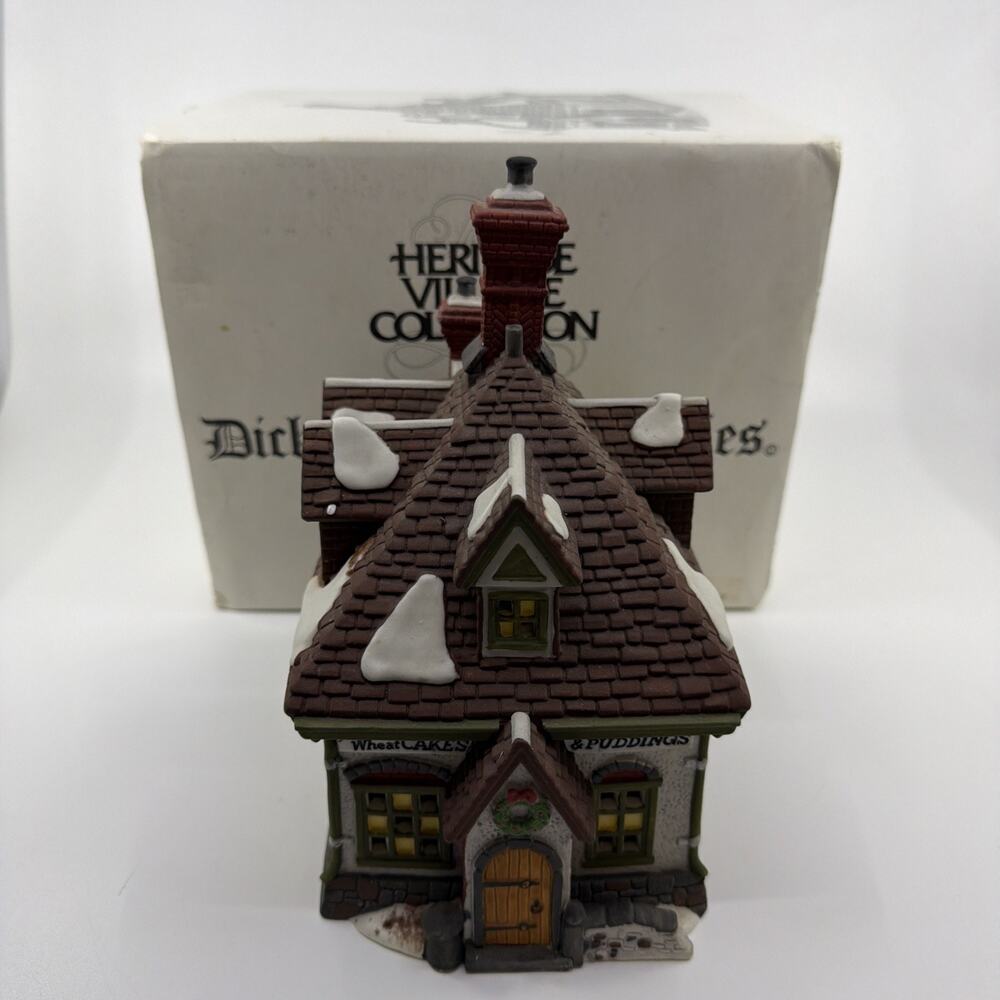 Dept 56 Dickens Village WM Wheat Cakes & Puddings #5808-4 Retired with Box